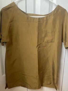 Martin + Osa Olive Green Blouse